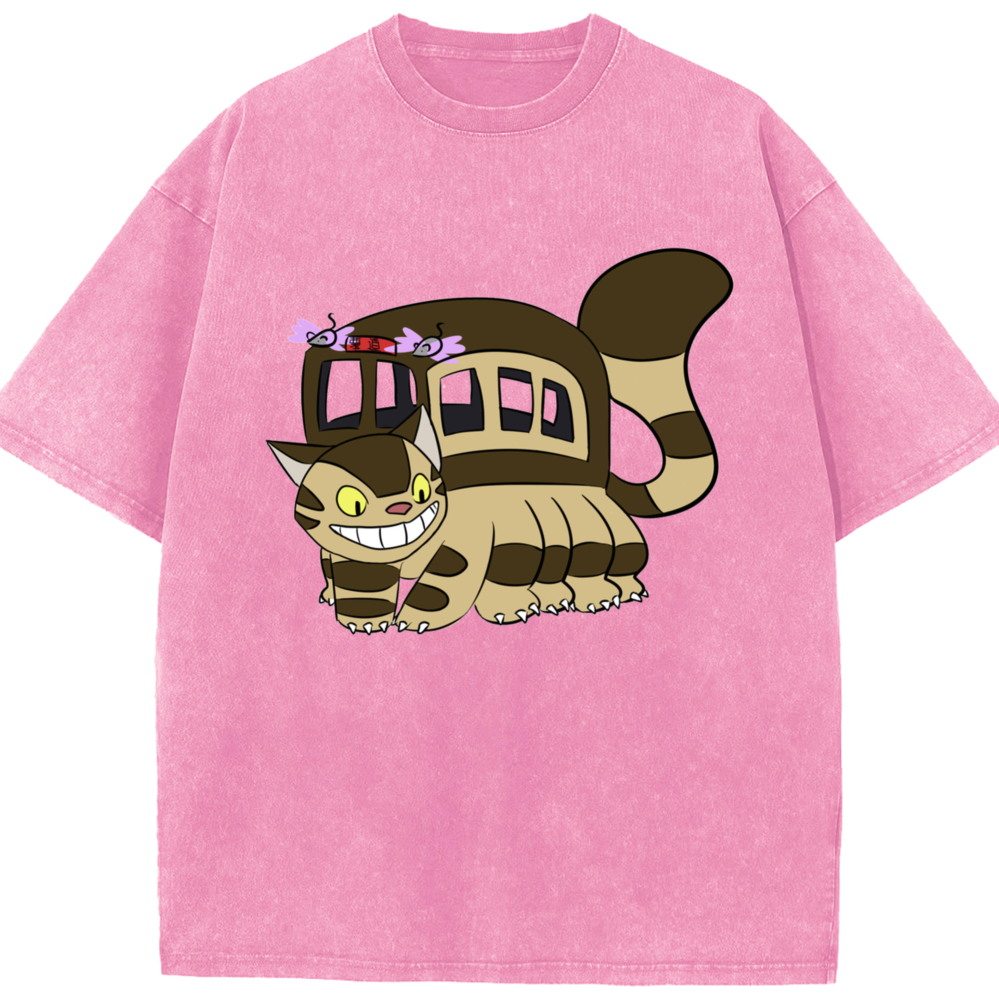（画像用） となりのトトロ 草壁メイ 草壁サツキ My Neighbor Totoro Satsuki Kusakabe Mei Kusakabe 綿100% ヴィンテージ風 半袖Tシャツ（フロントプリント）